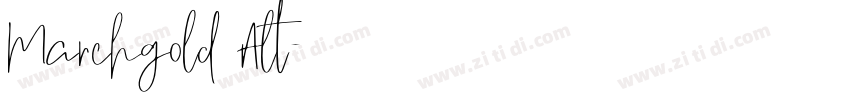 Marchgold Alt字体转换 Marchgold Alt字体转换